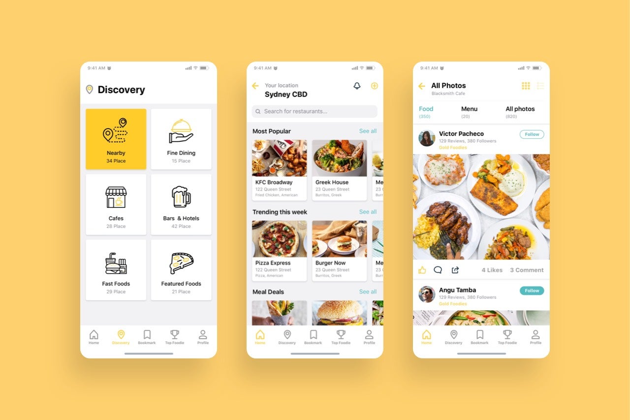 ساخت و طراحی اپ رستورانی